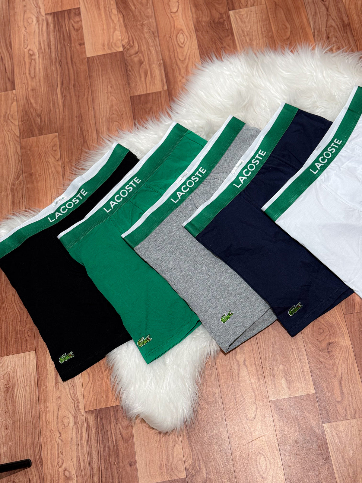 Pack 5 boxers Lacoste  Qualité & Confort 🔥