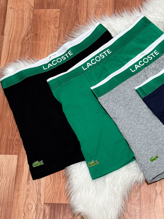 Pack 5 boxers Lacoste  Qualité & Confort 🔥