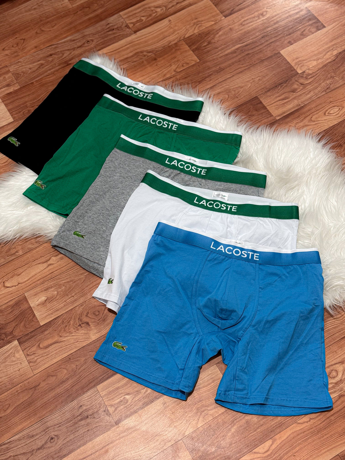 Pack 5 boxers Lacoste  Qualité & Confort 🔥